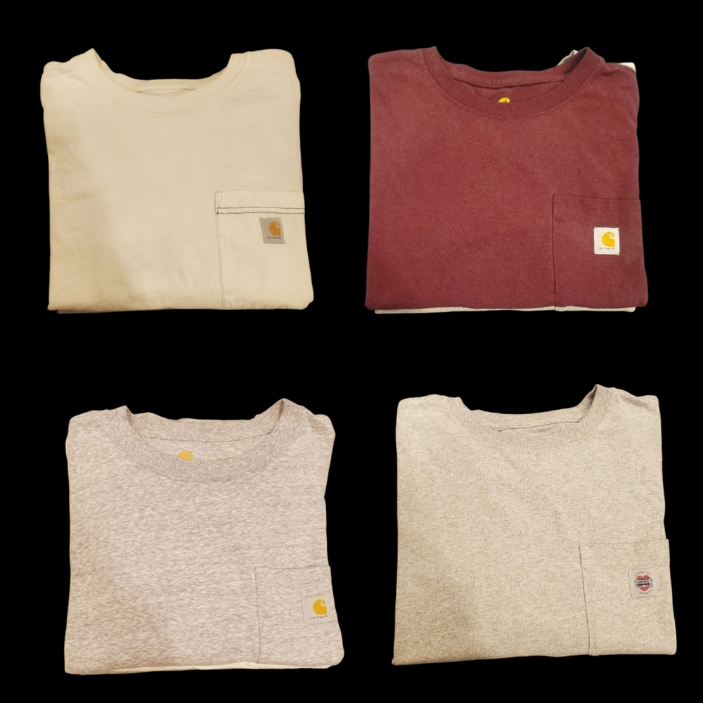 4 Womans Carhartt Pocket T-Shirts